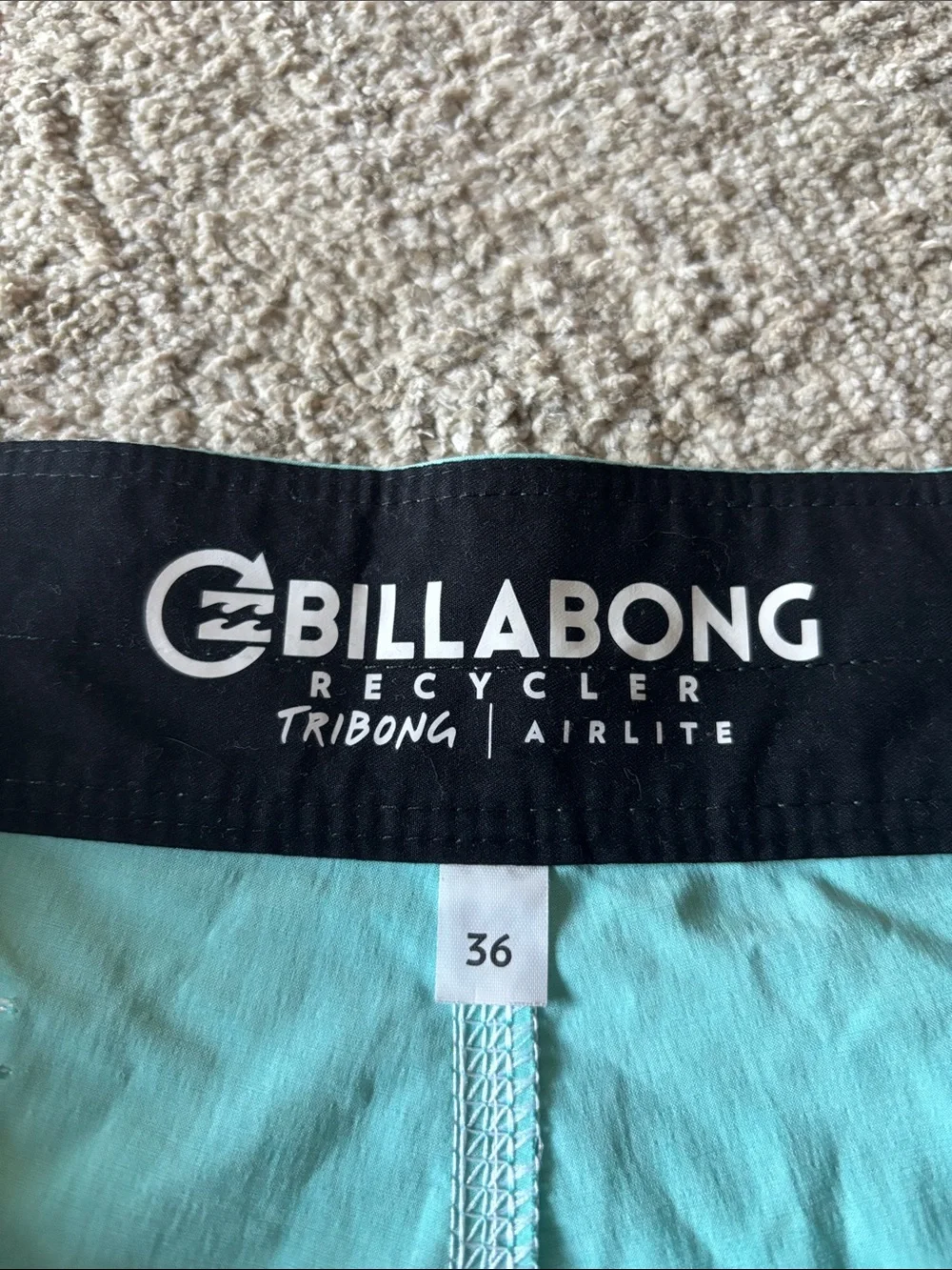 Billabong Aqua Mint Two-Tone Board Shorts